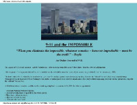 Unknown — 911 and the Impossible - (WTC BUSH BINLADEN FBI CIA)