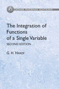 G. H. Hardy — The integration of functions of a single variable