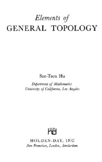 Hu Sze-Tsen — Elements of General Topology