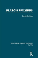 Donald Davidson — Plato's Philebus