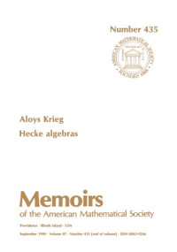 Aloys Krieg — Hecke Algebras