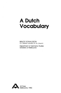 B. C. Donaldson — A Dutch Vocabulary