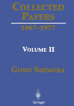 Goro Shimura (auth.) — Collected Papers: Volume II 1967–1977