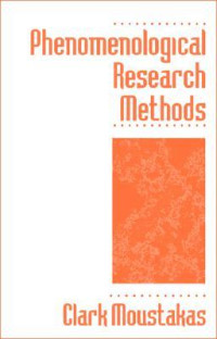 Clark E. Moustakas — Phenomenological Research Methods