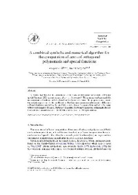 Gil, Segura. — Zeros of orthogonal polynomials and special functions. JSC2003