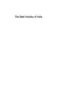 William A. Johnson — The Steel Industry of India