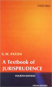 G.W. Paton, D.P. Derham — A Textbook on Jurisprudence