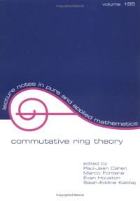 Paul-Jean Cahen, Marco Fontana, Evan Houston, Salah-Eddine Kabbaj — Commutative ring theory 2
