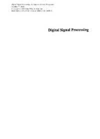Stein J.Y. — Digital signal processing: a computer science perspective