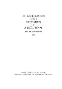 Unknown — mechanics of rigid body
