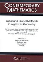 Budur, Nero; De Fernex, Tommaso; Docampo, Roi; Ein, Lawrence; Tucker, Kevin — Local and global methods in algebraic geometry : conference in honor of Lawrence Ein’s 60th birthday, local and global methods in algebraic geometry, May 12-15, 2016, University of Illinois at Chicago, Chicago, Illinois