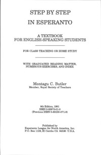 Montagu C. Butler — Step By Step in Esperanto
