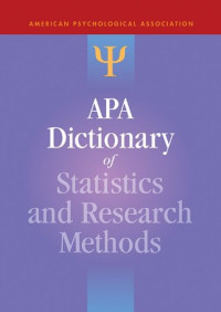 Sheldon Zedeck — APA Dictionary of Statistics and Research Methods