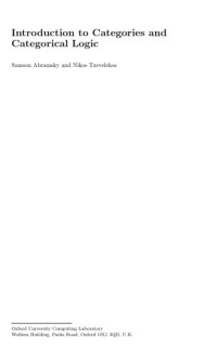 Samson Abramsky, Nikos Tzevelekos — Introduction to Categories and Categorial Logic (draft)