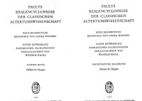 August Fr. Pauly, Georg Wissowa, Wilhelm Kroll — Paulys Realencyclopädie der classischen Altertumswissenschaft: neue Bearbeitung, Bd.8 2 : Hestiaia - Hyagnis: Bd VIII, Hbd VIII,2