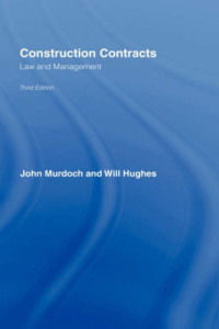 John Murdoch, Will Hughes — Construction Contracts - Law and Management