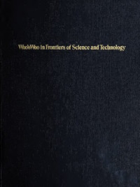 Marquis Who's Who; Adele Hast — Who's Who in Frontiers of Science and Technology
