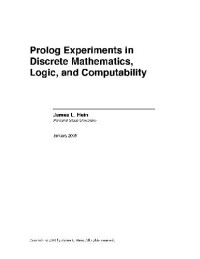 James L. Hein — Prolog Experiments in Discrete Mathematics, Logic, and Computability