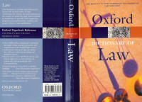 Elizabeth A. Martin — Oxford Dictionary of Law