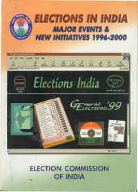 Election Commission of India — Elections in India: Major Events and New Initiatives 1996-2000