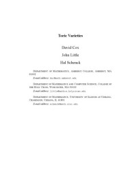 David Cox, John Little, Hal Schenck — Toric Varieties
