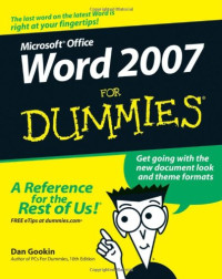 Dan Gookin — Word 2007 For Dummies