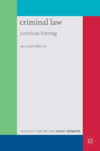 Jonathan Herring — Great Debates in Criminal Law