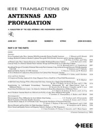  — IEEE Transactions on Antennas and Propagation