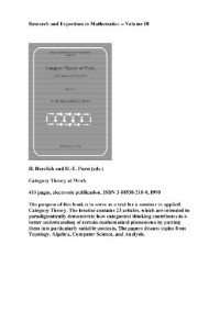 Herrlich H., Porst H.-E. (eds.) — Category theory at work