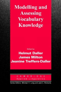 Cambridge University Press — Modelling and Assessing Vocabulary Knowledge