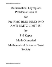 Mathematical Olympiads Problems Book 1 For Pre-RMO RMO INMO IMO AMTI ...