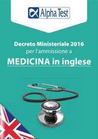 coll — Decreto Ministeriale 2016 IMAT Medicina in Inglese