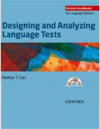 Carr Nathan T. — Designing and Analyzing Language Tests