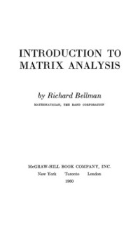Bellman R. — Introduction to matrix analysis