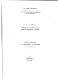 Steven Gerald Daily — The Irony of Adventism,: The Role of Ellen White and Other Adventist Women in Nineteenth Century America