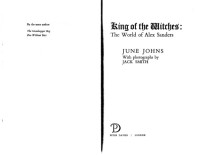June Johns — King of the Witches - World of Alex Sanders