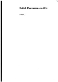British Pharmacopoeia Commission — British Pharmacopoeia 2016