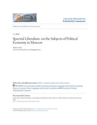 Adam Leeds — Spectral Liberalism: on the Subjects of Political Economy in Moscow