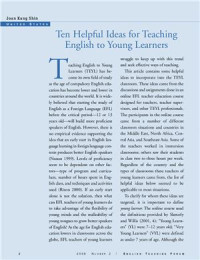Mixon Myrtis, Temu Philomena. — Ten Helpful Ideas for Teaching English to Young Learners