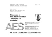 Perman - Bruel & Kjaer — Application Of The Fast Fourier Transform To Digital Audio Electrical And Acoustical Measurement Techniques