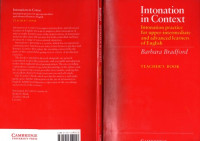 Barbara Bradford — Intonation in Context Teacher's Book.
