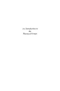 Polites. — Introduction to group theory