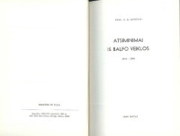 Juozas Končius — Atsiminimai iš Balfo veiklos, 1944-1964