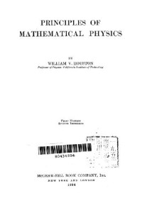 Willian V. Houston — Principles of Mathematical Physics