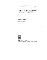 M.O. Albertson, J.P. Hutchinson — Discrete Mathematics with Algorithms