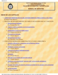 Varios — Manual De Geriatria