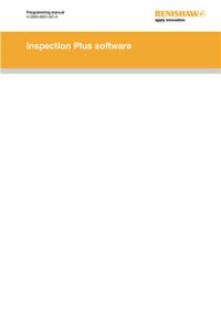 Renishaw. — Inspection software
