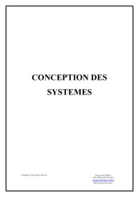 Myriam ORQUERA — Conception des systemes mecaniques