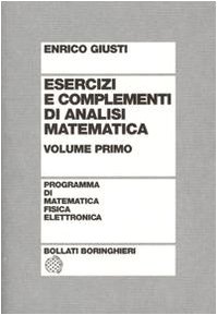 Enrico Giusti — Esercizi e complementi di analisi matematica