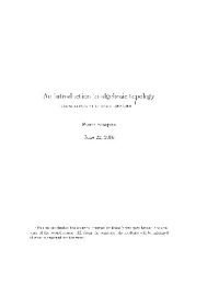  — Algebraic Topology 003